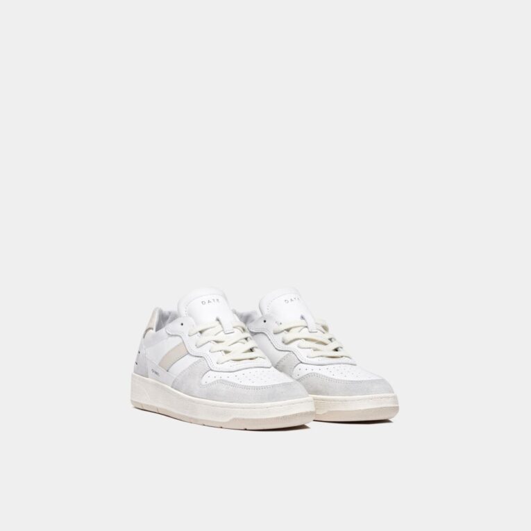 D.A.T.E. - COURT 2.0 - Vintage - Calf - White