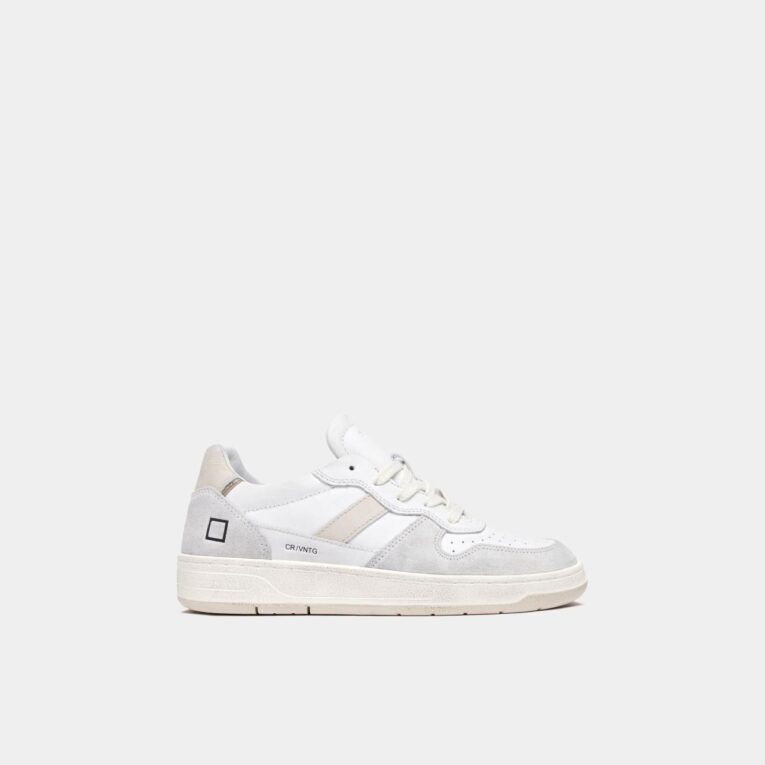 D.A.T.E. - COURT 2.0 - Vintage - Calf - White