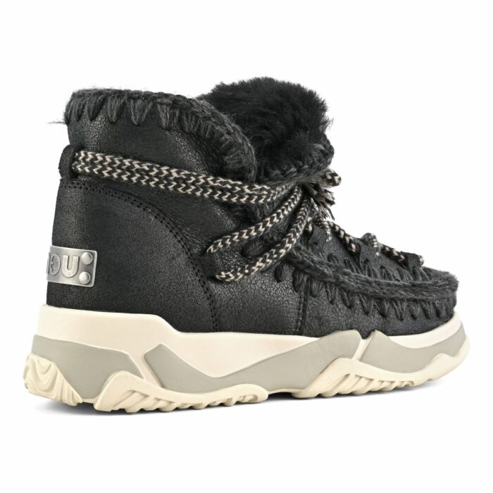 MOU - Eskimo - Trainer - Scubidoo - Lace - Cracked - Black