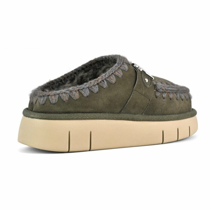 MOU - Bounce - Clog - Metal - Logo -Black - Olive