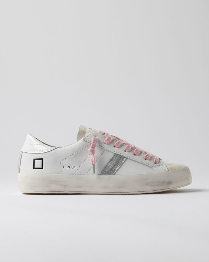 D.A.T.E. - Hill Low - Calf - White - Patent